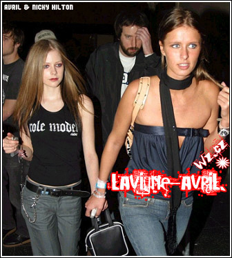 Avril a Nicky Hilton